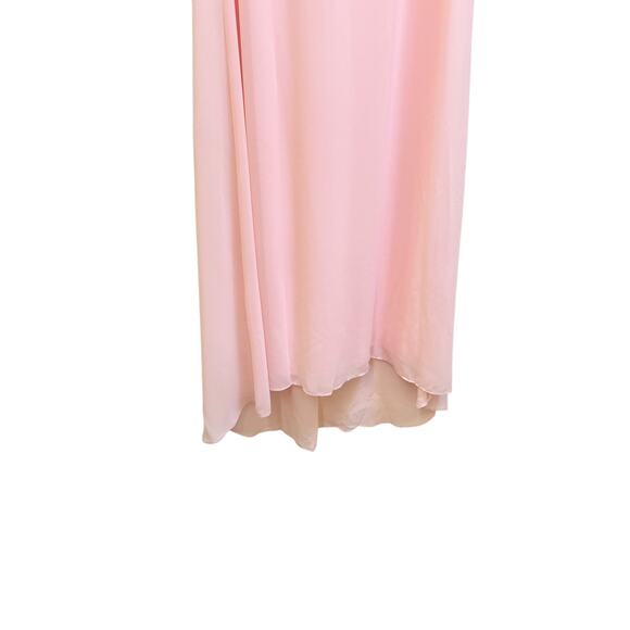 TFNC London Whisper Pink Eliana Sleeveless Bridesmaid Maxi Dress Size 10 NWT - Picture 5 of 10